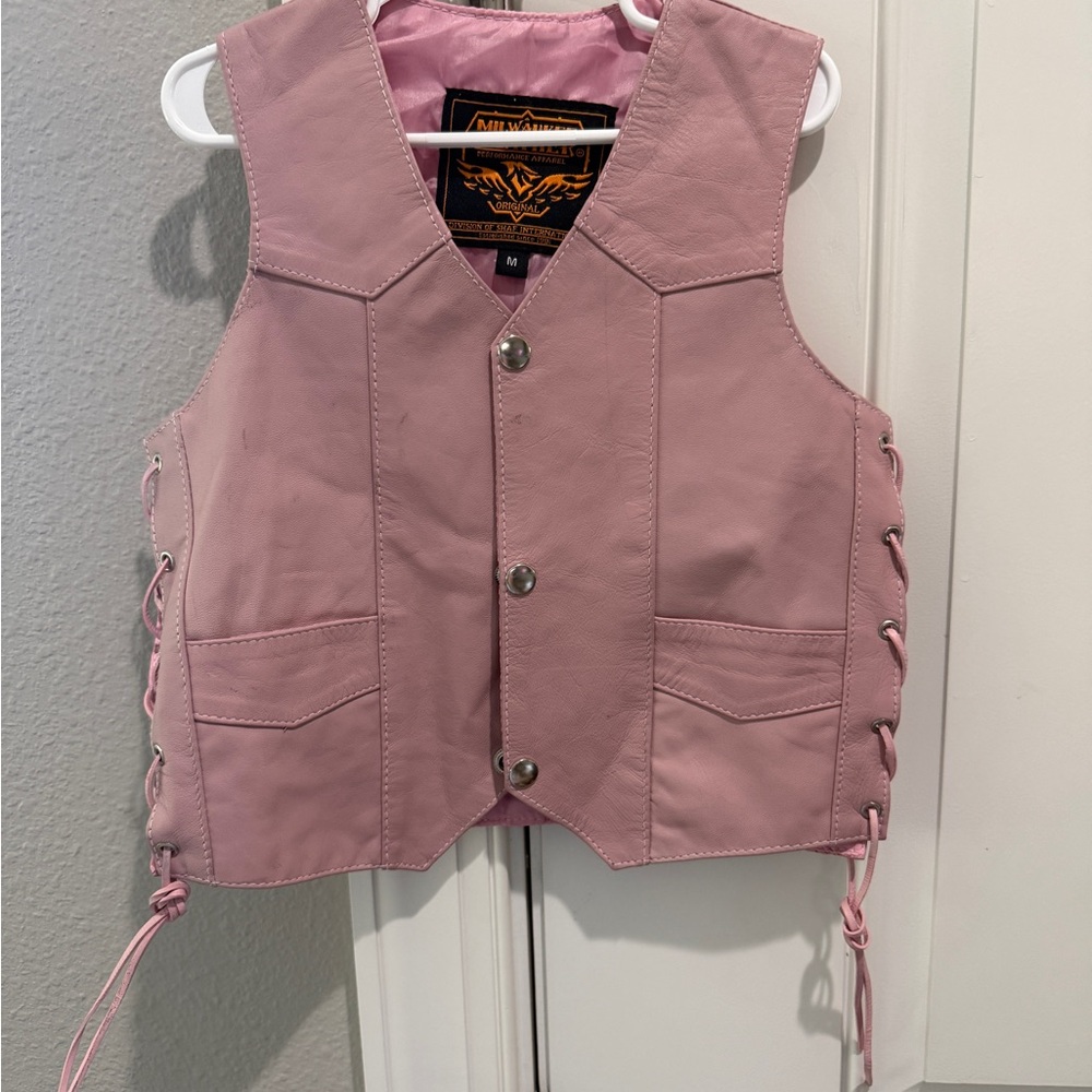 Kids Pink Vest Costume